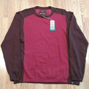 prAna Men's Corbin Long Sleeve Crewneck Sweater